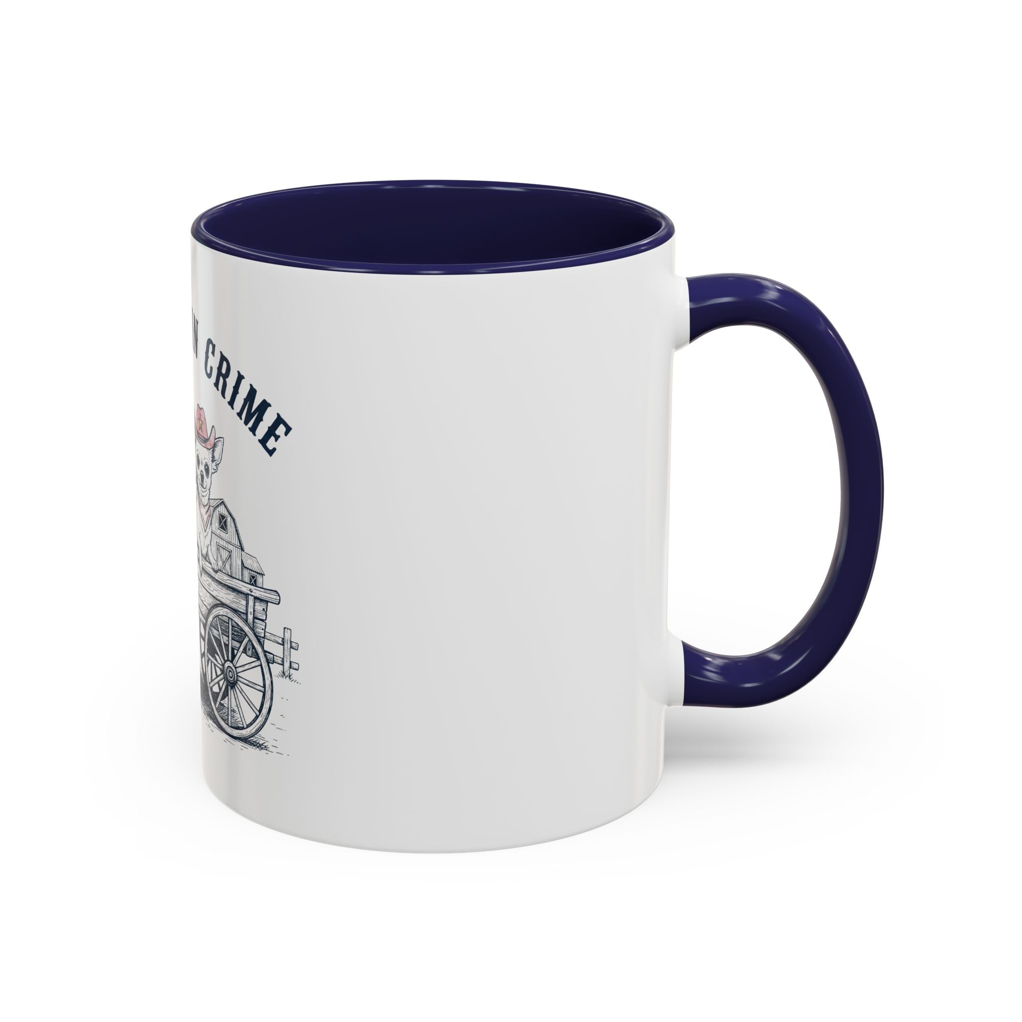 Partners in Crime Coffee Mug — Cute Cowboy Coco & Pete Accent Mug (11/15oz)