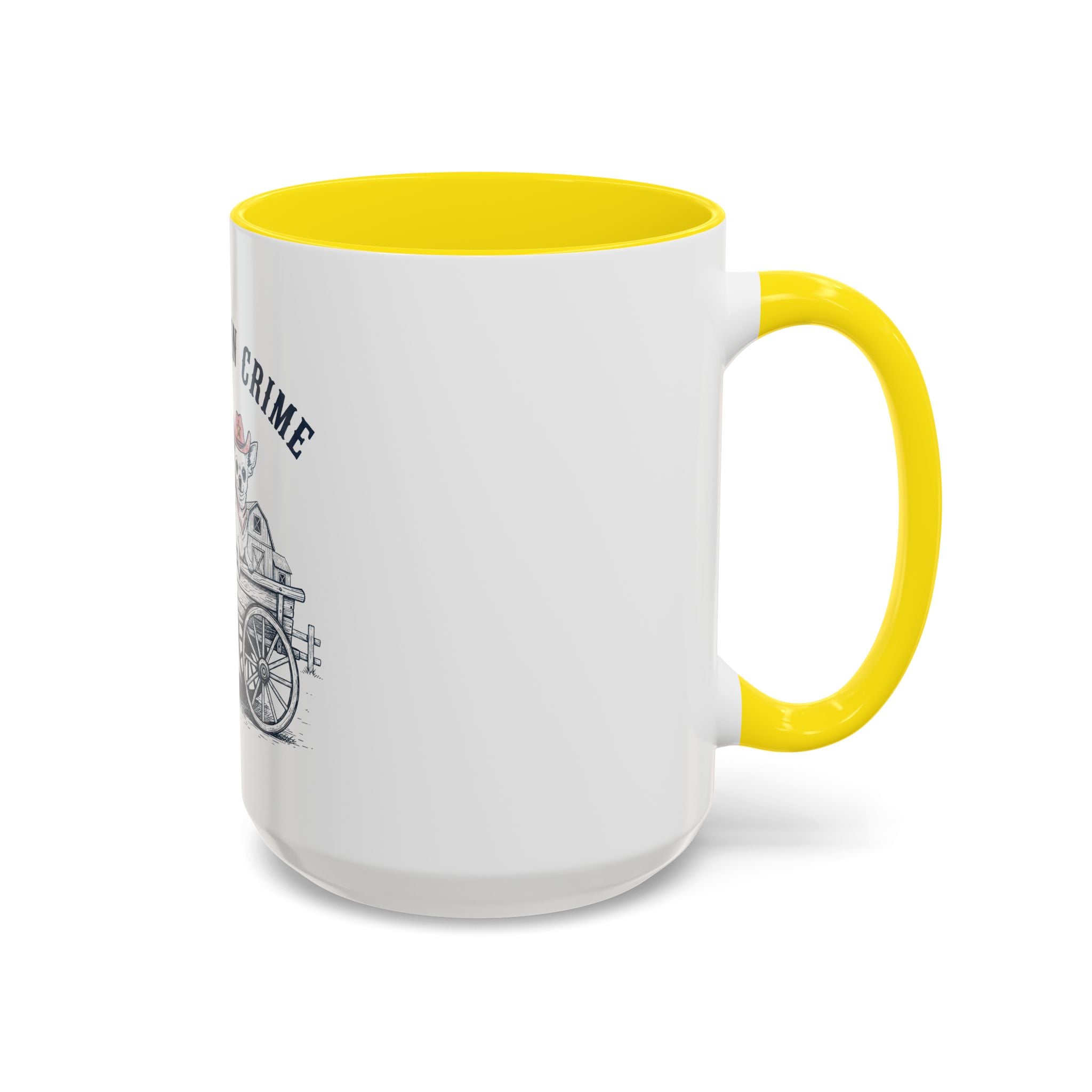 Partners in Crime Coffee Mug — Cute Cowboy Coco & Pete Accent Mug (11/15oz)