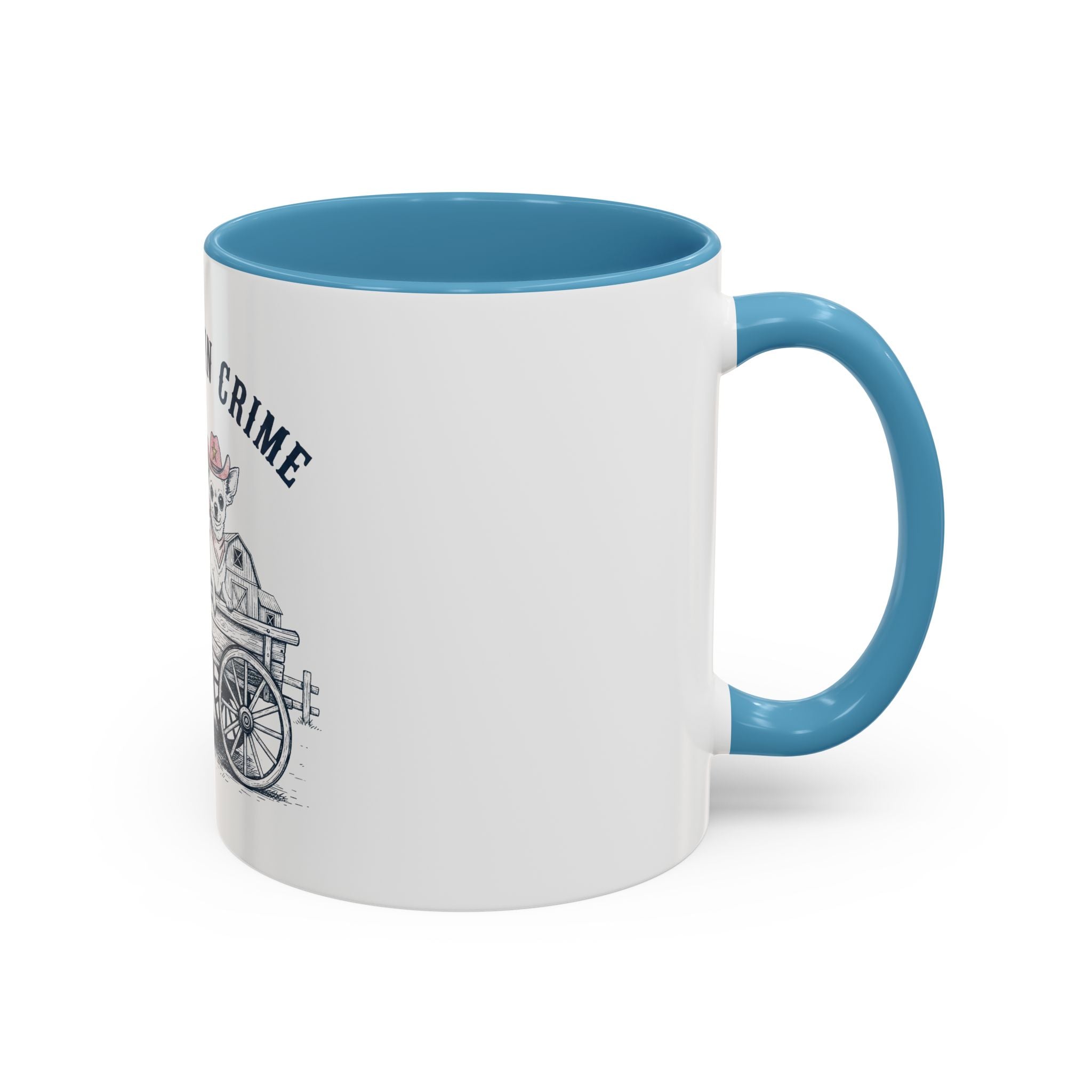Partners in Crime Coffee Mug — Cute Cowboy Coco & Pete Accent Mug (11/15oz)