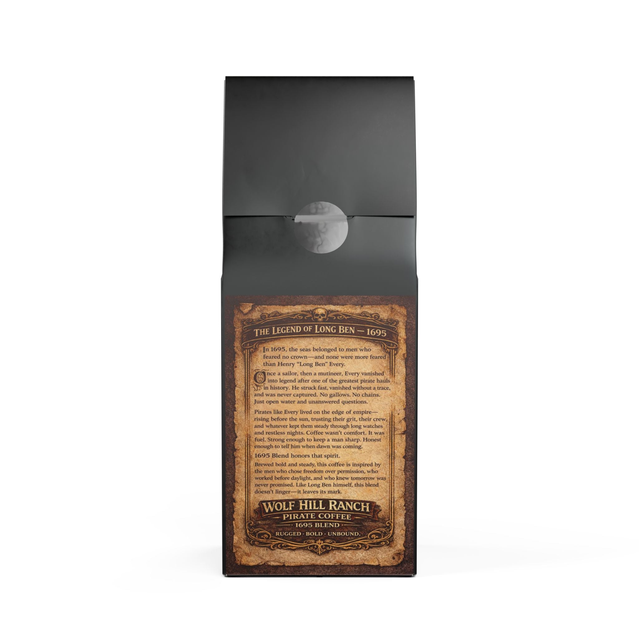 Pirate Coffee -1695 Blend (Dark French Roast)