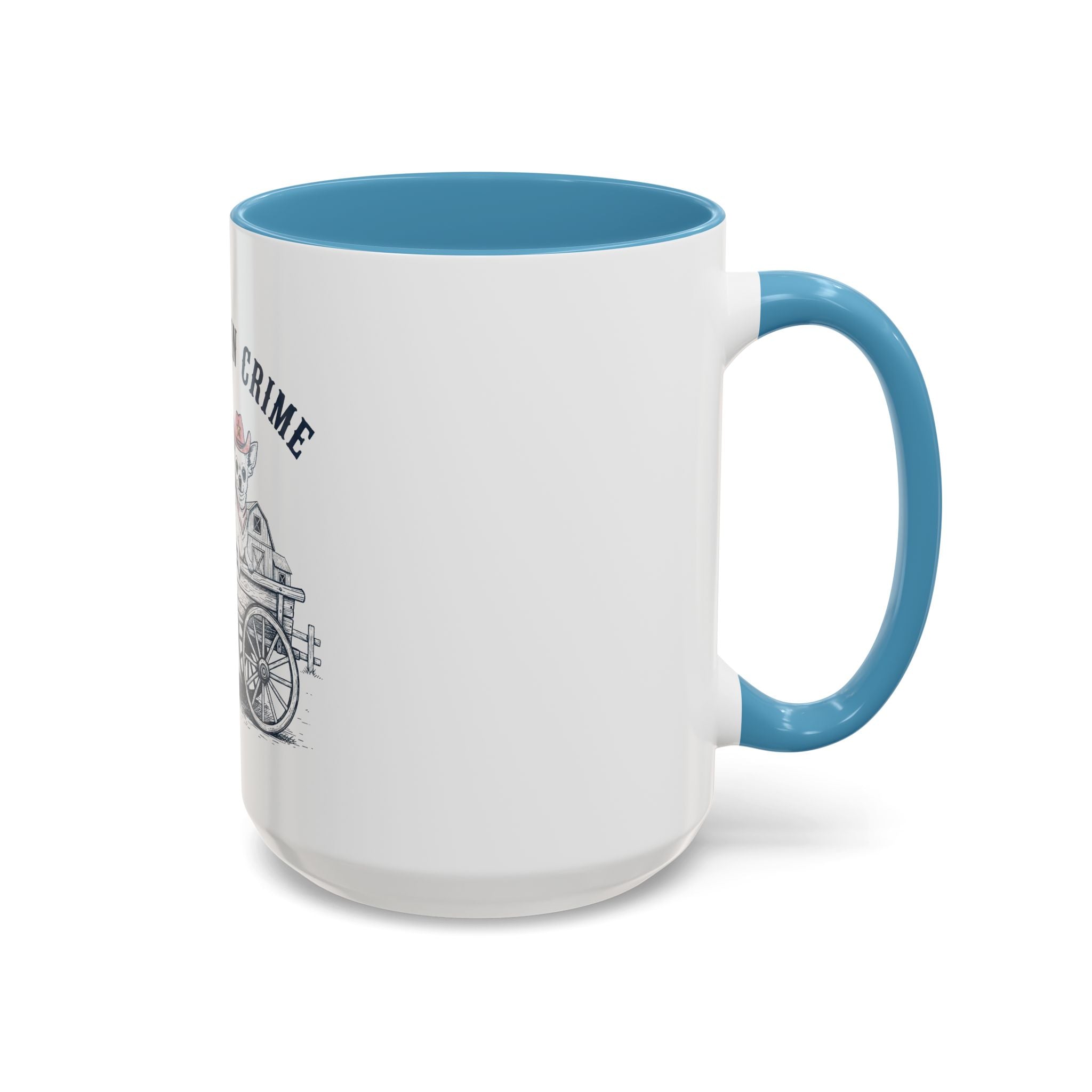 Partners in Crime Coffee Mug — Cute Cowboy Coco & Pete Accent Mug (11/15oz)