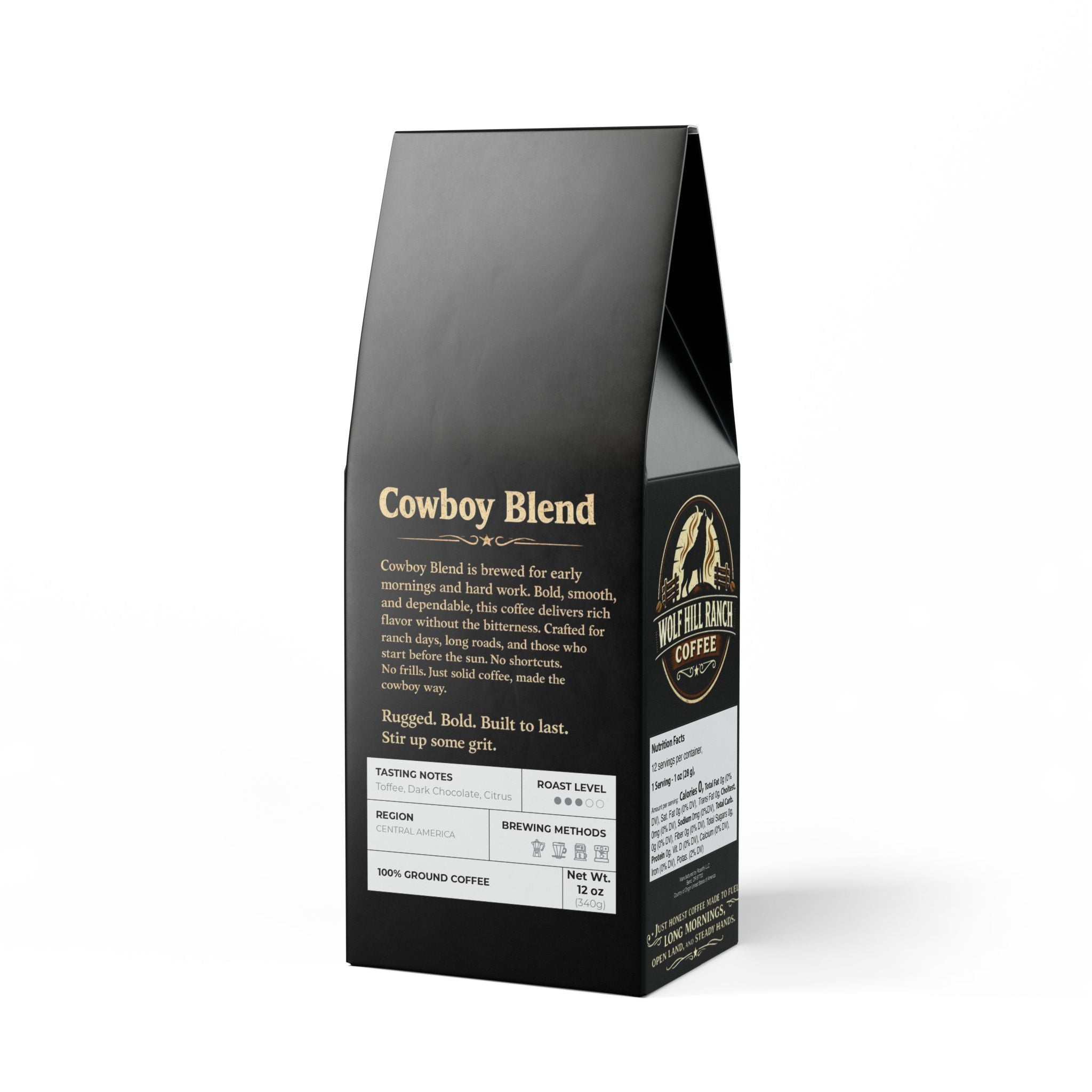 Wolf Hill Ranch Coffee-Cowboy Blend (Medium Roast)