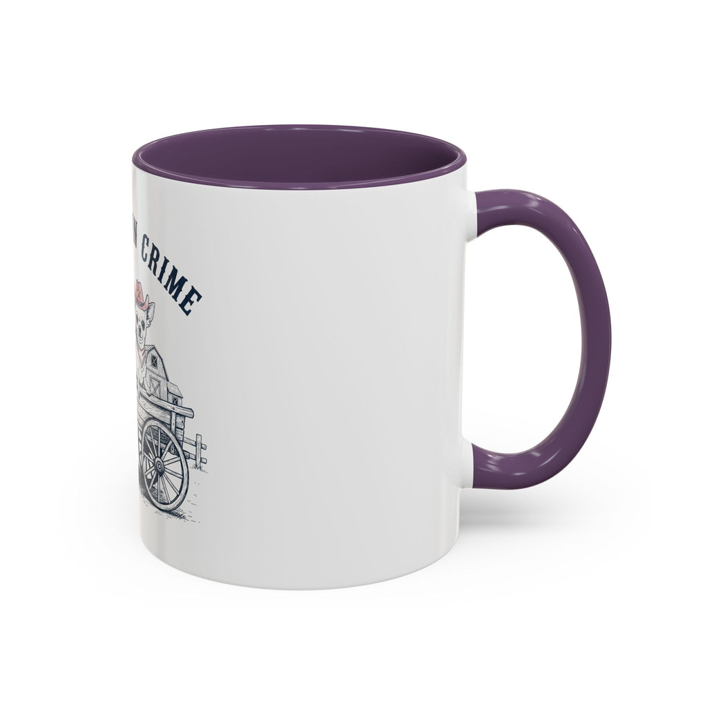 Partners in Crime Coffee Mug — Cute Cowboy Coco & Pete Accent Mug (11/15oz)