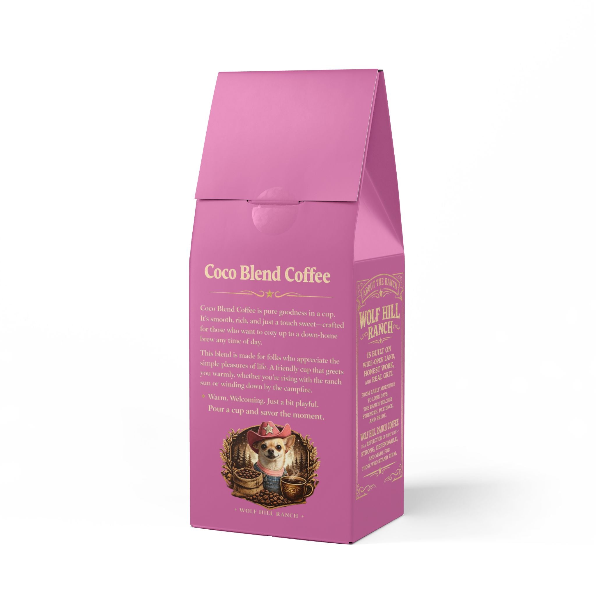 Wolf Hill Ranch Coffee-Coco Coffee Blend (Light Roast)