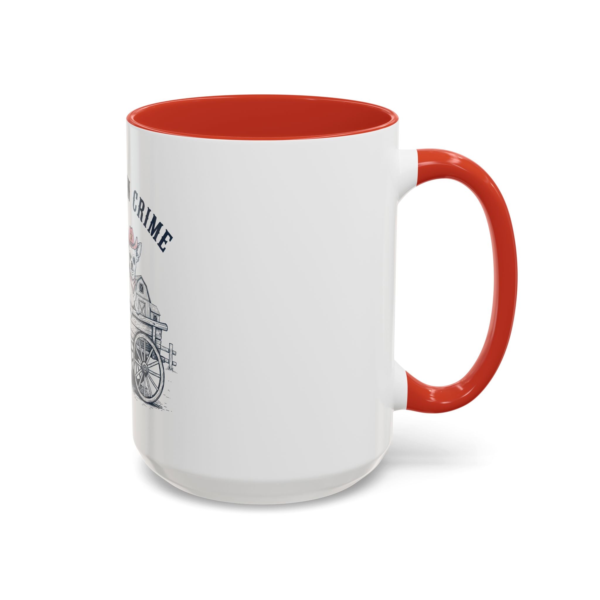 Partners in Crime Coffee Mug — Cute Cowboy Coco & Pete Accent Mug (11/15oz)