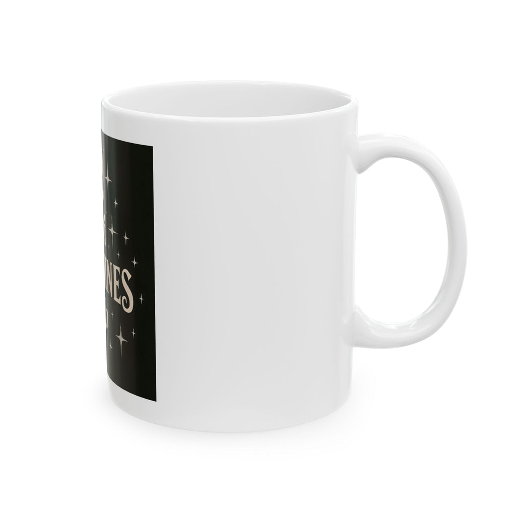 Anti Valentines Club Ceramic Mug — Gothic Skull Coffee Cup (11oz & 15oz)