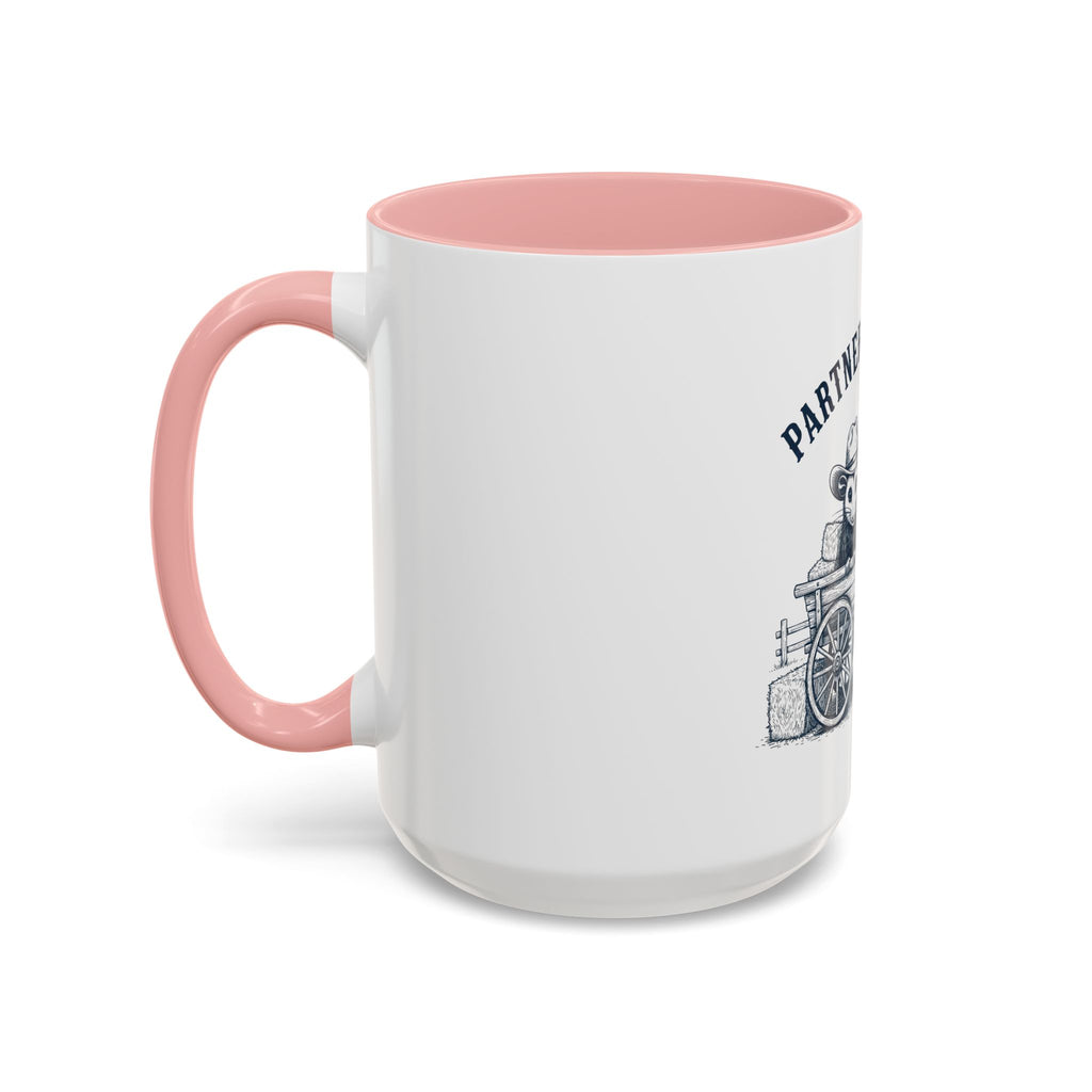 Partners in Crime Coffee Mug — Cute Cowboy Coco & Pete Accent Mug (11/15oz)