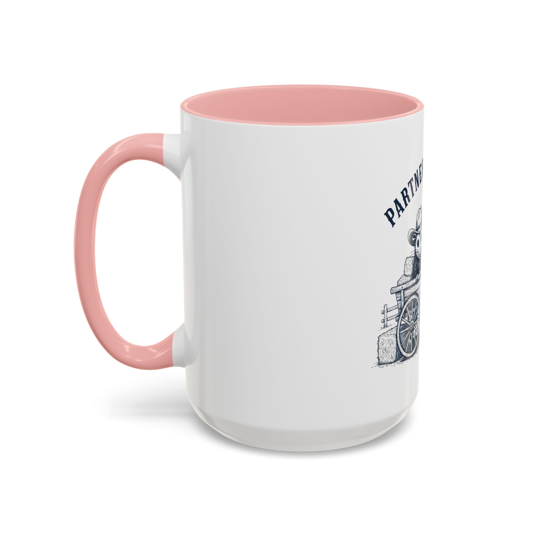 Partners in Crime Coffee Mug — Cute Cowboy Coco & Pete Accent Mug (11/15oz)