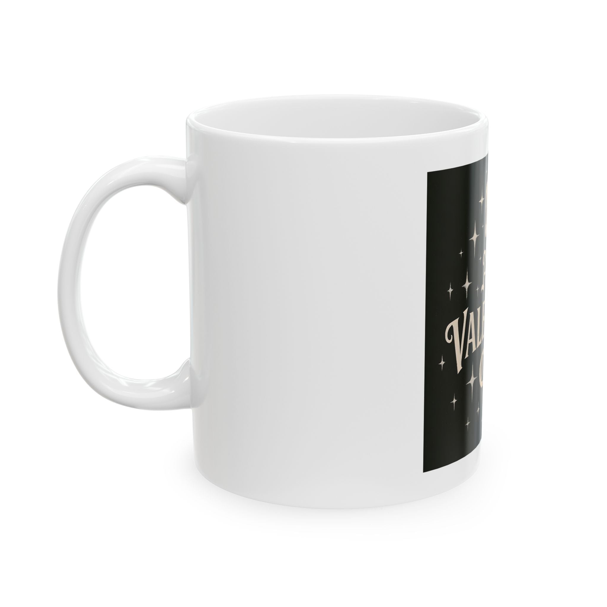 Anti Valentines Club Ceramic Mug — Gothic Skull Coffee Cup (11oz & 15oz)