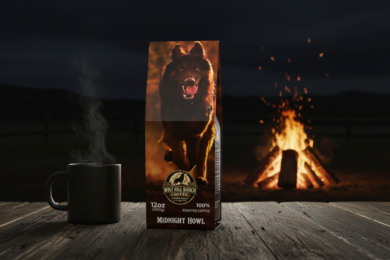 Campfire Night - Black Mug