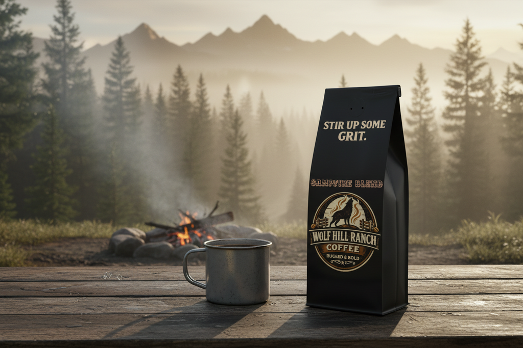Dawn Camp Table - Mountains