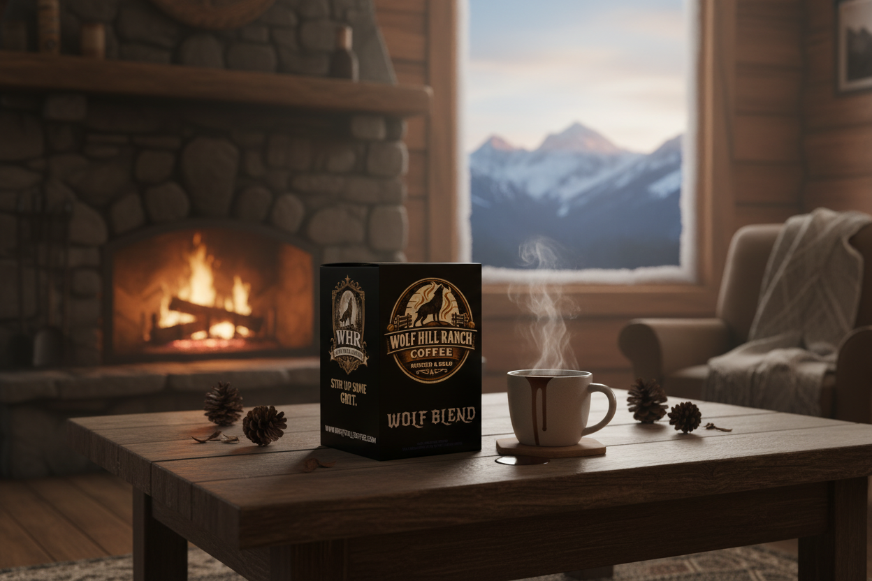 Mountain Cabin Morning
